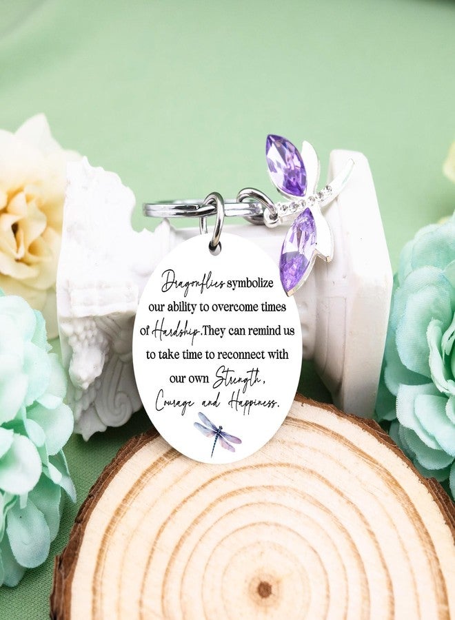 igvean Dragonfly Gifts for Women Cute Keychain Dragon Fly Gift Inspirational Gifts for Women Friends Unique Christmas Birthday Gift for Dragonfly Lover Encouragement Present for Her - Image 5